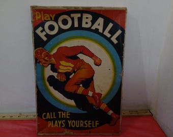 Vintage Football Game, Play Football Call the Plays Yourself by Whitman Publishing #3053, 1934#