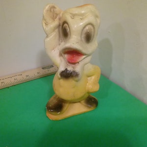 Jahrgang Donald Duck Chalkware Figur Statue, 1940 #