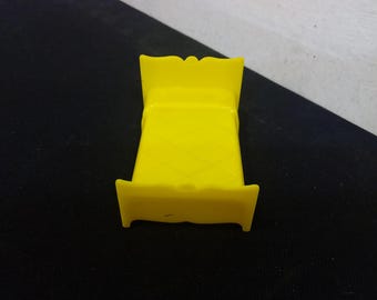 Vintage Dollhouse Furniture, Marx Plastic Dollhouse Furniture, Bed, Sofa, Bathtub, Crib, Playpen, Sofa, or Others, 1950's#
