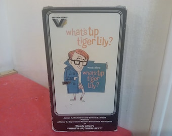 Vintage VHS Tape, "What's Up Tiger Lily" Starring Woody Allen, 1983~
