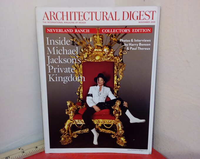 Magazine, Architectural Digest "NeverLand Ranch" Inside Michael Jackson Private Kingdom, 2009