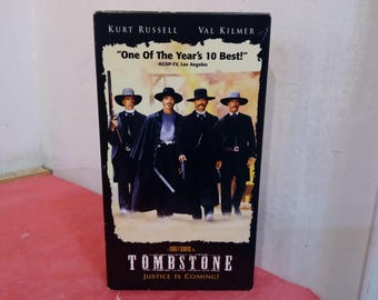 Vintage VHS Movie Tape, Roy Rogers, Gunsmoke, and Randolph Scott, Tombstone, The Wild Bunch, Trigger Jr, Shane and Others, 1980's/90's#