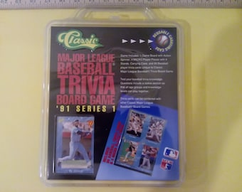 Classic Major League Baseball Trivia Board Game Series 1, 1991