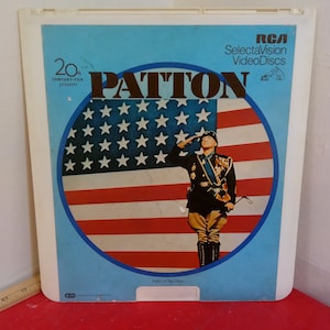 Vintage Video Disc Movie, Patton by RCA Select Vision Video Discs, 1980&#39;s