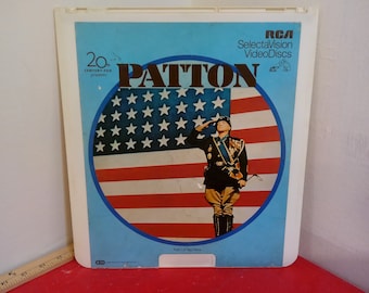 Vintage Video Disc Movie, Patton by RCA Select Vision Video Discs, 1980's