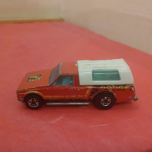 Vintage Die-Cast Truck, Hot Wheels Dodge with Camper Top, 1979
