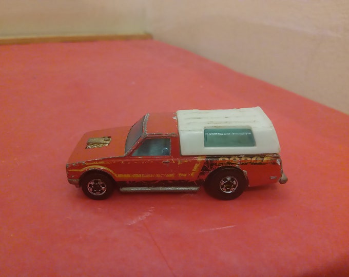 Vintage Die-Cast Truck, Hot Wheels Dodge with Camper Top, 1979