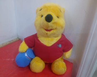 Vintage Plush/Stuffed Dolls, Winnie the Pooh, Minnie Mouse, Clowns, Leopard Dress Baby, or Etone Plush Dog