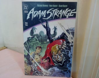 Vintage Comic Books, DC Comic Books, Adam Strange Miniseries, 1990's