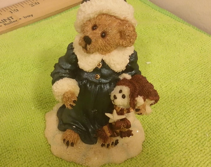 Boyds Bears Bearstone Collection, Guinevieve Berriman w/Brady - Catch a Falling Star, 2000