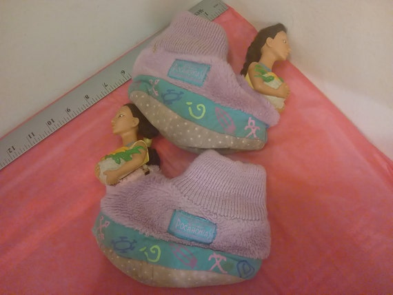 Vintage Pocahontas Childs Slippers, 1990's# - image 2