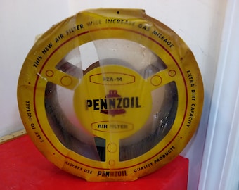 Vintage Pennzoil Air Filters, PZA-14, PZA-5, PZA-2