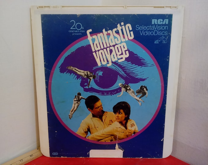 Vintage Video Disc Movie, Fantastic Voyage by RCA Select Vision Video Discs, 1980's