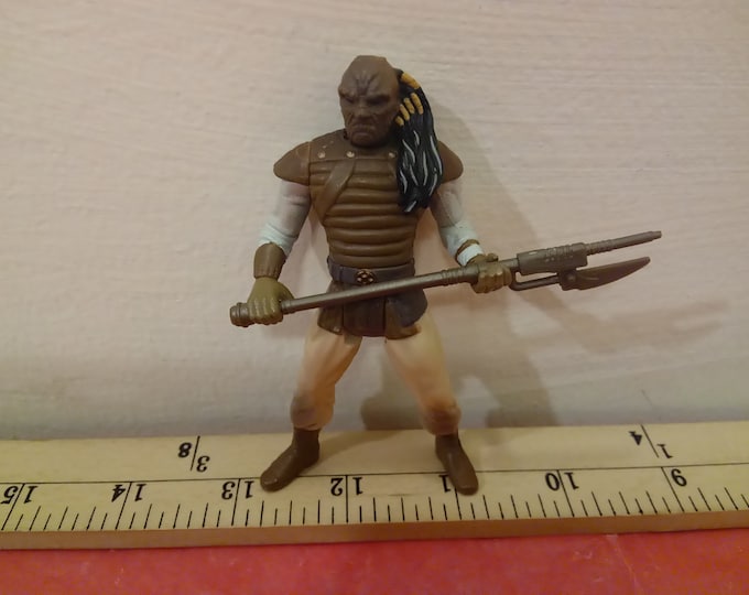 Vintage Star Wars Action Figure, Weequay Skiff Guard by Kenner, 1997