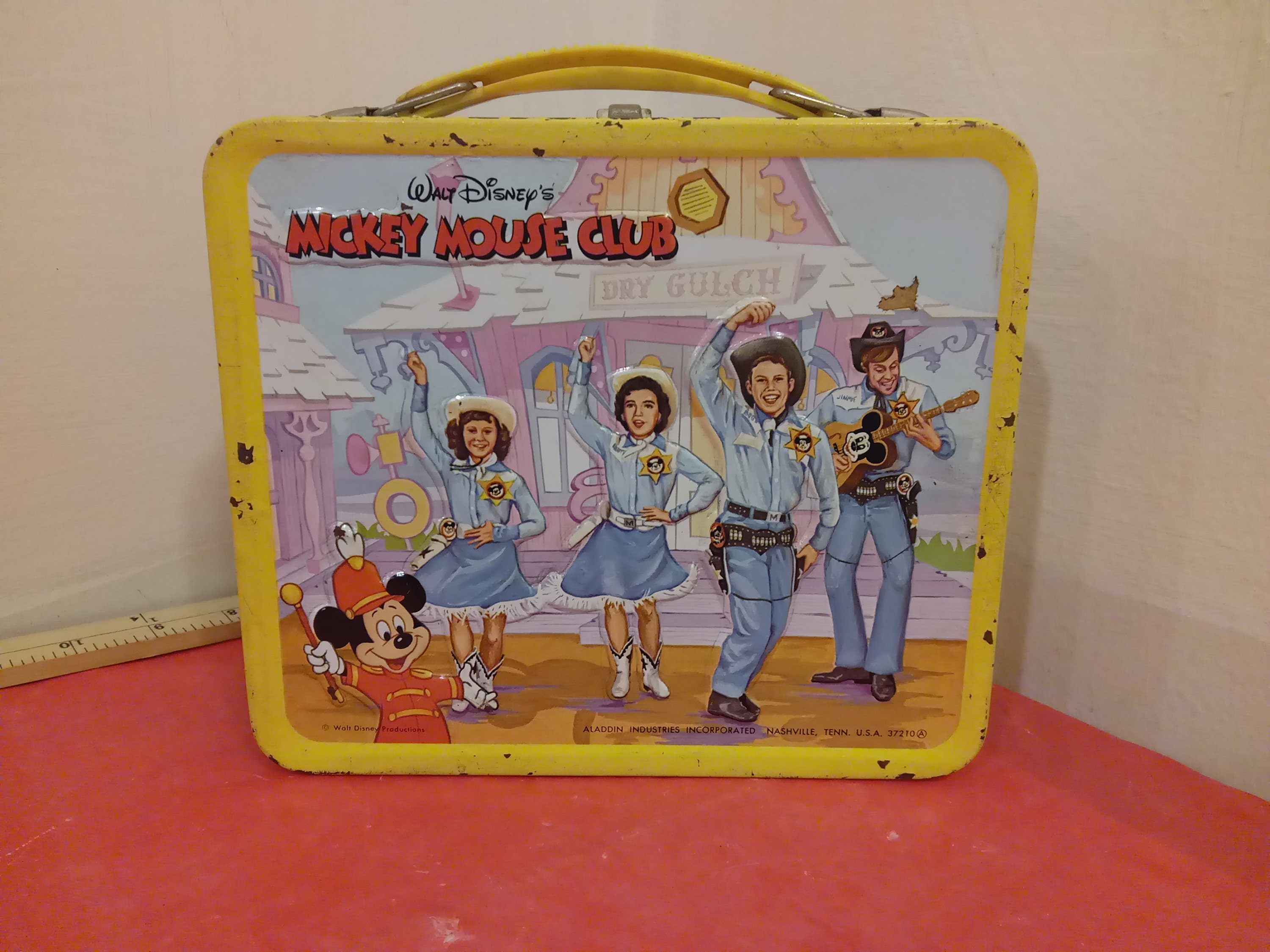 vintage mickey mouse club lunch box