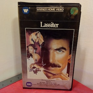 Vintage VHS Movie Tape, Lassiter, Tom Selleck, 1984~