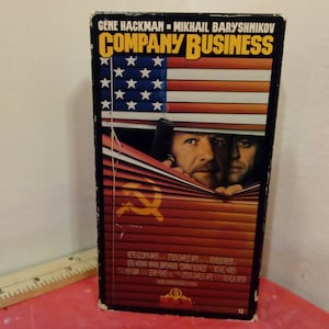 Vintage VHS Movie Tape, Company Business, Gene Hackman, 1992~