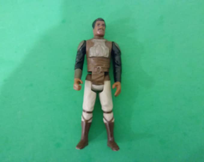 Vintage Star Wars Empire Strikes Back, Lando Calrissian (Skiff Guard Disguise) Action Figure, 1982#