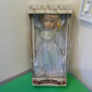 Vintage Porcelain Doll, Keepsake Memories Hand Painted Porcelain Doll, Limited Edition Doll, 1980&#39;s
