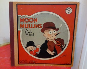 Vintage Comic Books, Moon Mullins #5 by Frank Willard or Mutt and Jeff by Bud Fisher #8, DC #91, 1920/30's