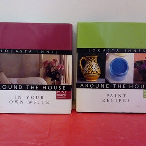 Vintage Book, Around the House &quot;In Your Own Write&quot; and &quot;Paint Recipes&quot; by Jocasta Innes