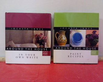 Vintage Book, Around the House "In Your Own Write" and "Paint Recipes" by Jocasta Innes
