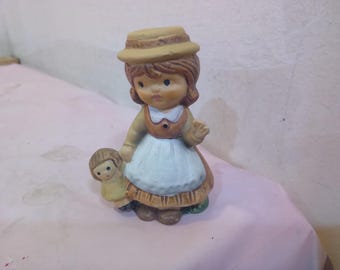 Vintage Small Figurines, Campbell Soup Figures, Holly Hobby, Kewpie Bare Butt Baby, Seven Dwarf "Happy", Teddy Ruxpin, Napco, and Others