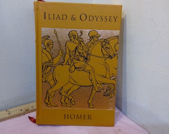 Vintage Hard Cover Books, Iliad & Odyssey by Homer, Madeleine by Pamela West, or The Professor and The Madman by Simon Winchester