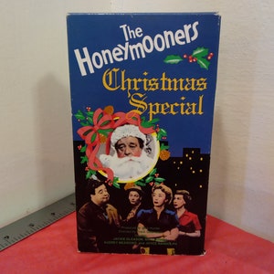 Vintage VHS Movie Tape, The Honeymooners Christmas Special, Jackie Gleason, 1989~