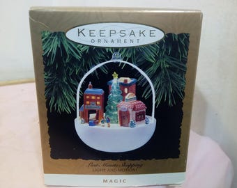 Vintage Christmas Ornaments, Hallmark Keepsake Ornaments, Magic Light and Motion or Others, Xmas is Magic, Teapot Party, Toy Shop, or Others
