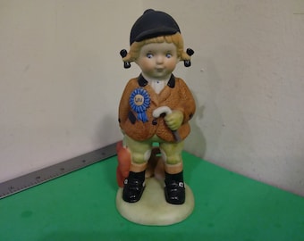 Vintage U. N. Children Hand Painted Porcelain Figures, Ann From England, 1978