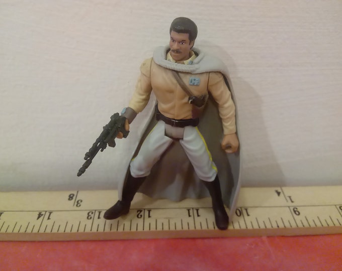 Vintage Star Wars Action Figure, Lando Calrissian in General's Gear by Kenner, 1997