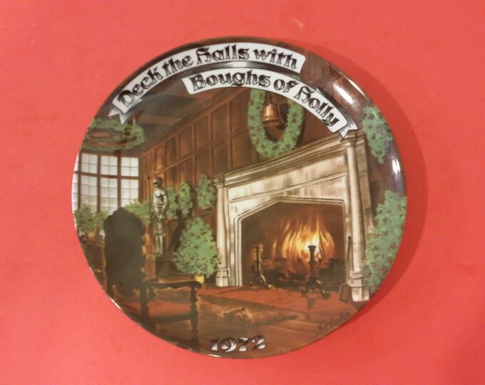 Seven Seas Trader Christmas Plate, 1972