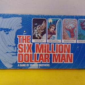 Vintage Board Game, The Six Million Dollar Man Board Game, The Bionic Woman, or Bionic Crisis by Parker Brothers, 1975#