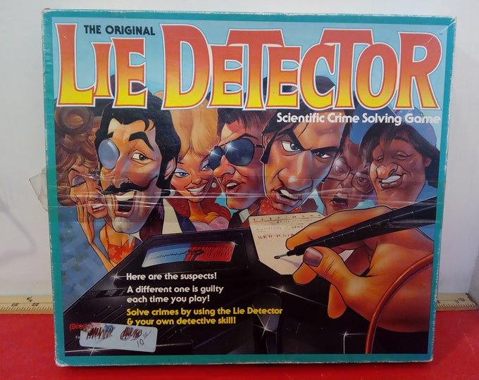 Vintage Board Game, The Original Lie Detector by Pressman, 1987~