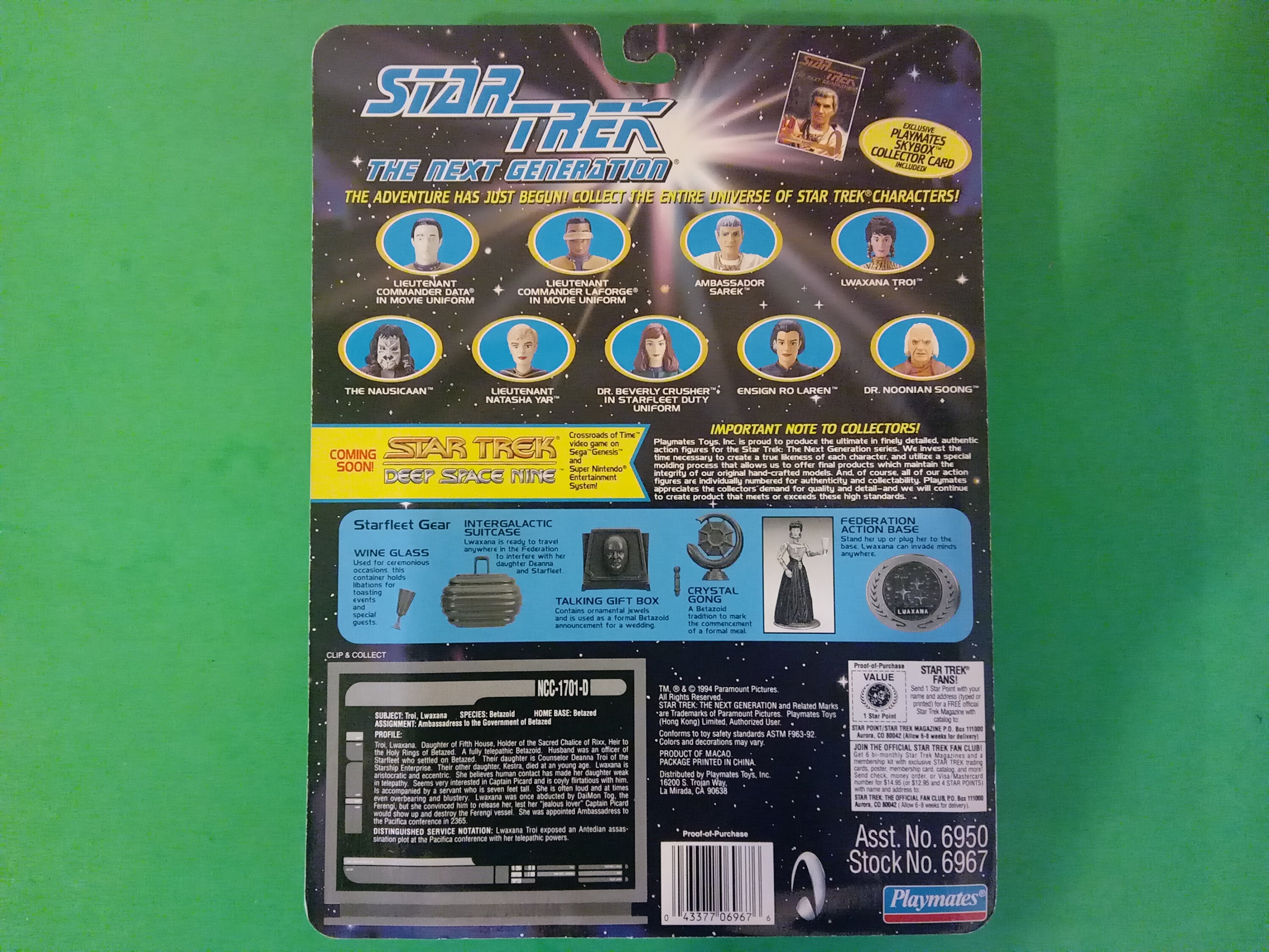 Vintage Star Trek Next Generation Playmates Toys, Lwaxana Troi Action ...
