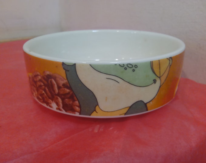 Vintage Cereal Bowl, Kellogg's Cereal Bowl Sugar Smacks Frog, Ceramic Cereal Bowl, 2008#p