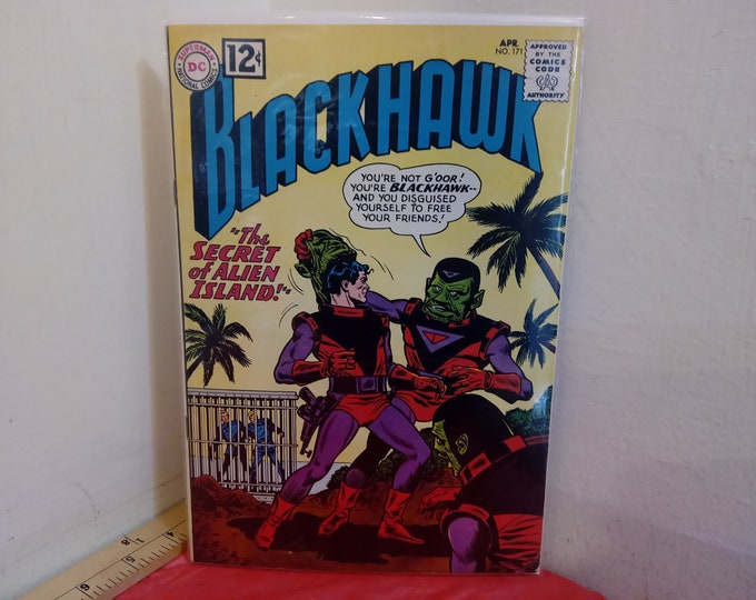 Vintage Comic Books, DC Comic Books, Blackhawk, 1960's