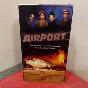 Vintage VHS Movie Tape, Luchthaven, Kurt Russell, 1998~