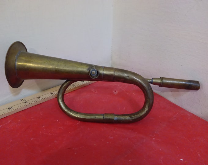 Vintage Bronze/Brass/Copper Car Horn/Bugle#