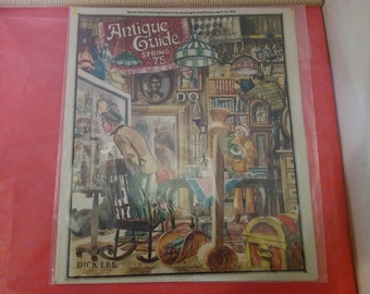 Vintage Antique Magazine, Antique Guide Magazine "Spring 1975", Washington Post Supplement April 13th, 1975#