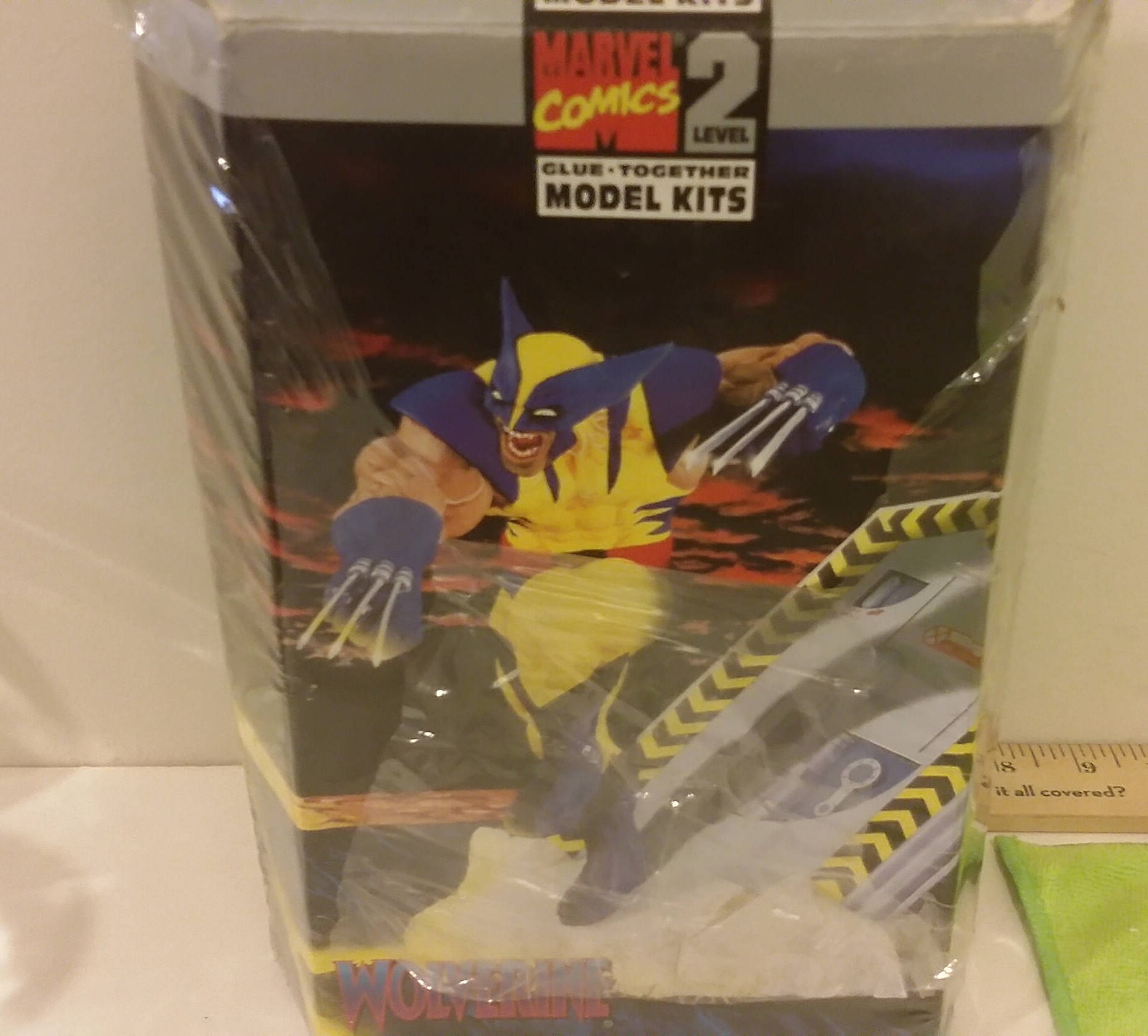 Wolverine Model Kit from Xmen, Toy Biz 61/2 Model Kit Level 2, 1996