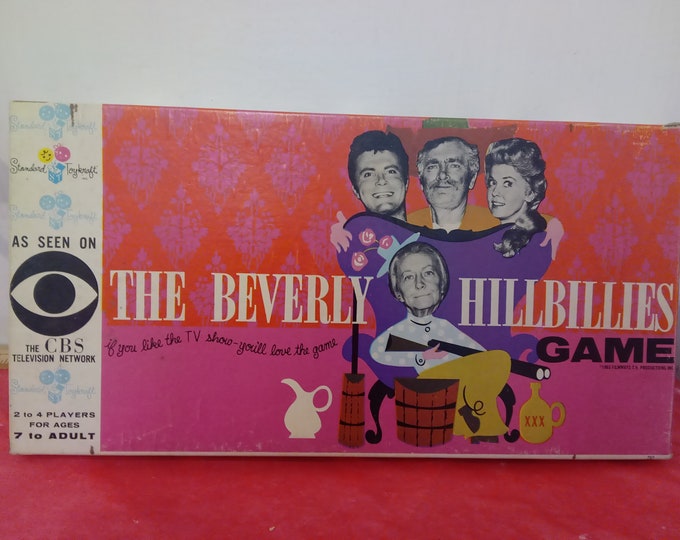 Vintage Board Game, The Beverly Hillbillies Board Game by Standard Toykraft Inc., 1963#