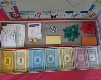 ビンテージ ボード ゲーム、パーカー ブラザーズによるモノポリー