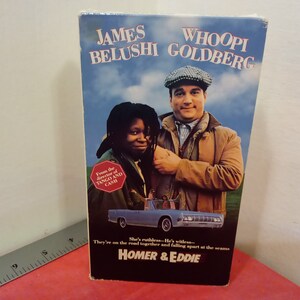 Vintage VHS Movie Tape, Homer & Eddie, Whoopi Goldberg, 1989~