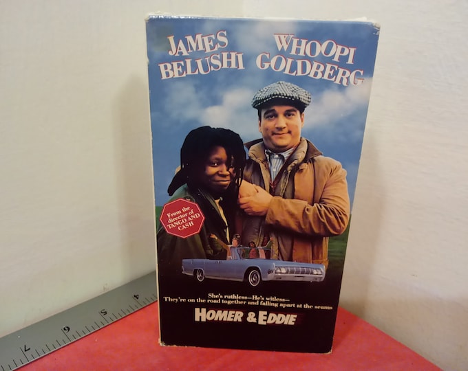 Vintage VHS Movie Tape, Homer & Eddie, Whoopi Goldberg, 1989~