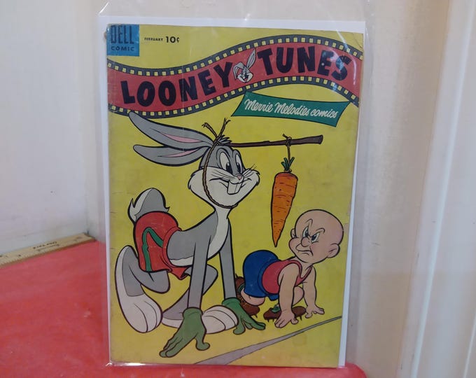 Vintage Dell Comic Books, Looney Tunes, Bugs Bunny, and Yogi Bear, 1950's