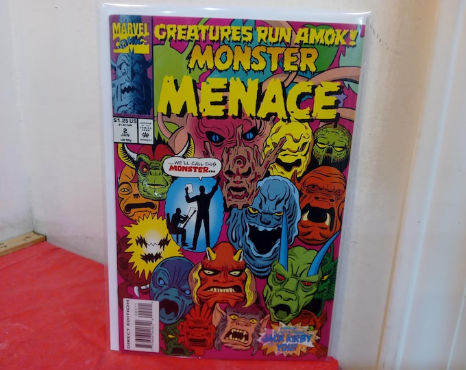 Vintage Marvel Comic Books, Damage Control or Monster Menace, 1990's