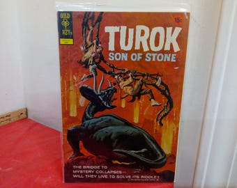 Vintage Gold Key Comic Books, Turok Son of Stone, 1960/70's