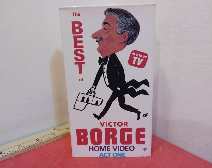 Vintage VHS Movie Tapes, The Best of Victor Borge "Act One", 1990#